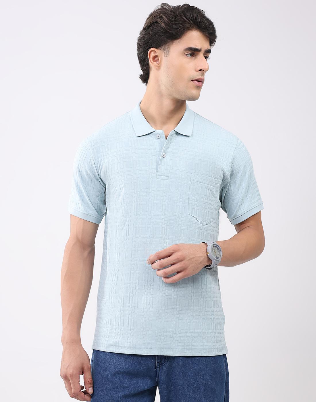 Monte Carlo Men s Collar Half Sleeve T-Shirt M зелёный