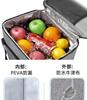 10L Thermal Insulated Lunch Bag Box with Ice Pack Cooler Handbag Crossbody Shoulder Tote for Picnic Camping Food