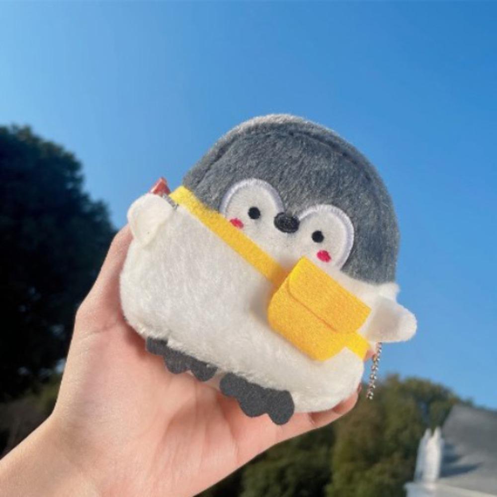 

Cartoon Mini Coin Bag Soft Plush Zipper Bag Cute Earphone Case