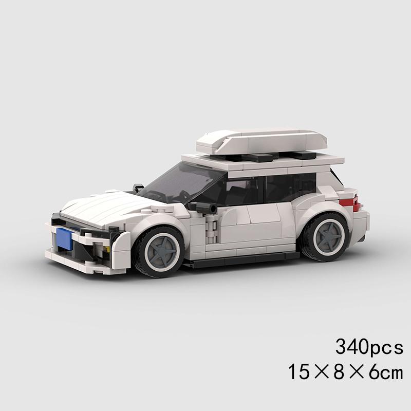 

MOC Car Scirocco R Racing Technical Vehicle Model Building Block Speed Super Race rally sport brick Christmas Gift City