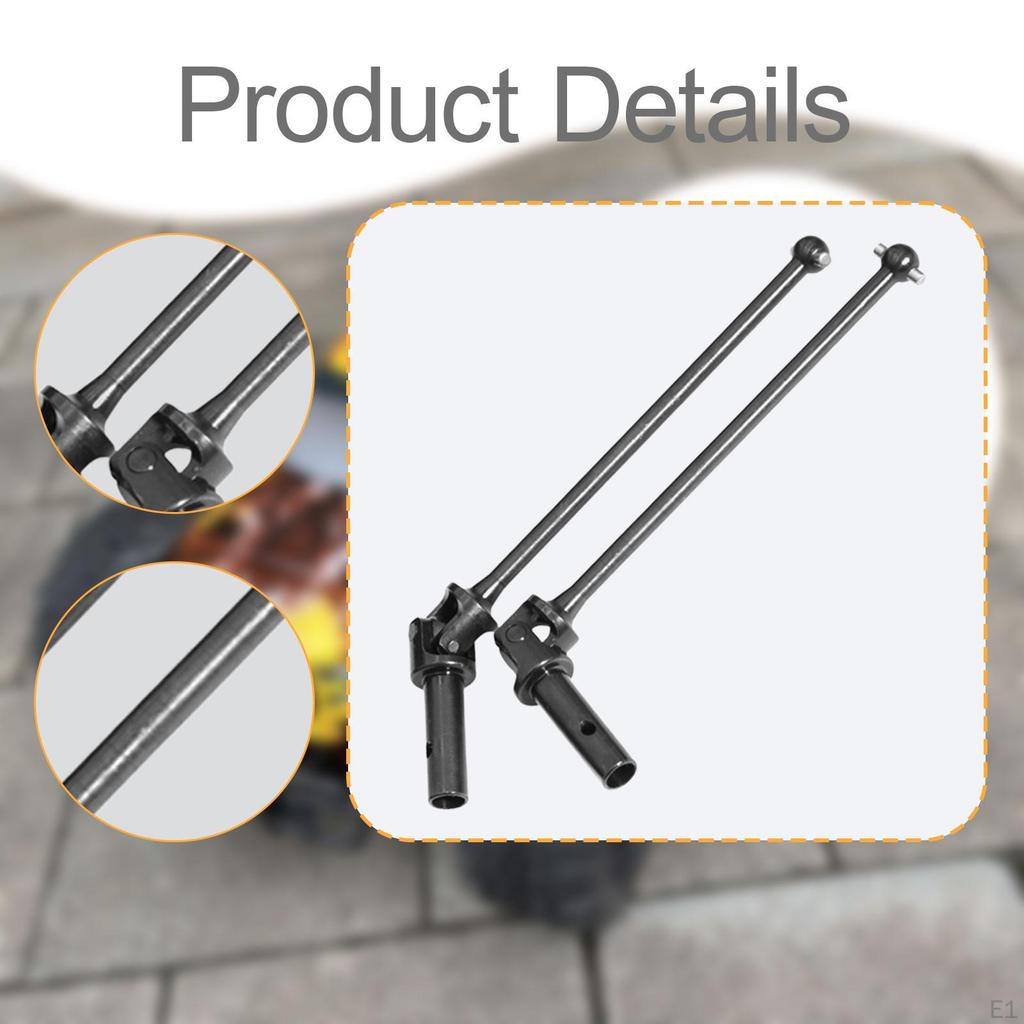1 Pair 1:10 RC Car CVD Transmission Shafts Direct Replaces 511466 Maintenance Metal Spare Part Drive