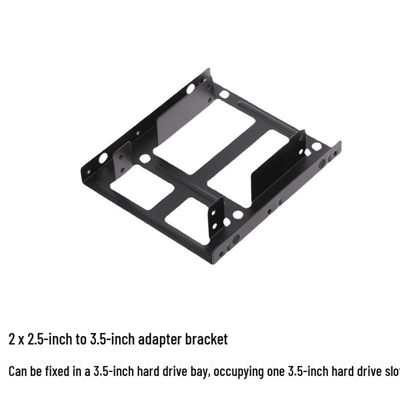 3.5" Multi-Bay Bracket with Heat Dissipation Fan for 2, 4, or 6 Bays