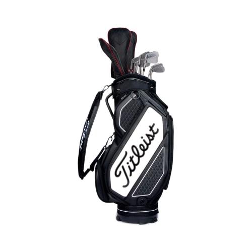 

TITLEIST Mid Size Caddy Bag TB20SF4 BKWT Black x White Men s