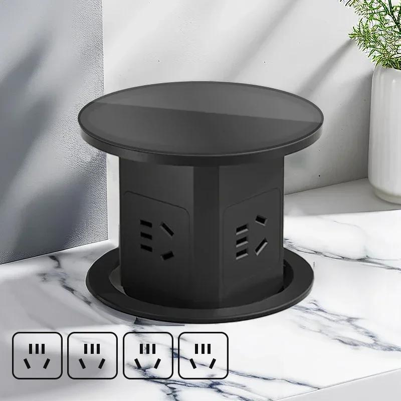Lifting Socket Elevator Power Automatic Pop Up Tower Socket US UK AU Universal Plug Adapter USB Type-c Wireless Charge ,Hidden