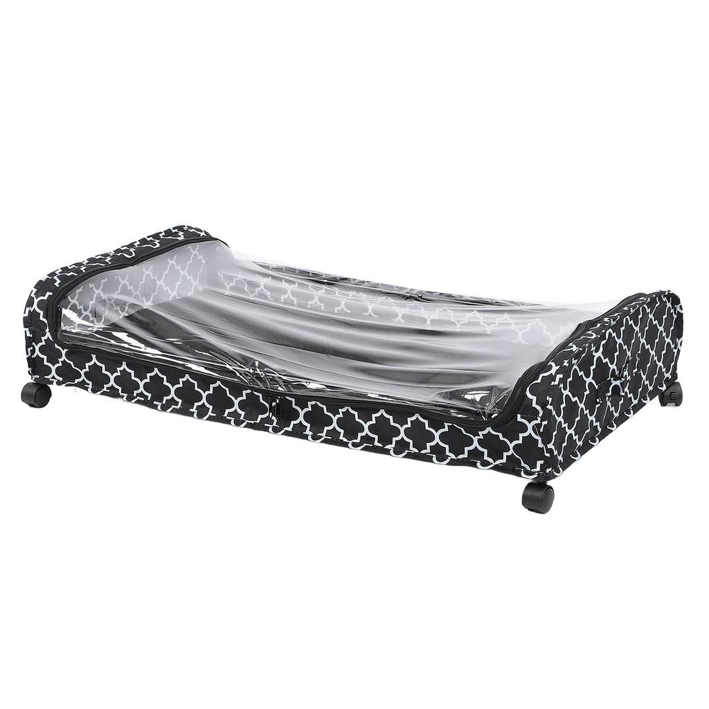 Aufbewahrungsbox unter dem Bett Große Kapazität Kohlenstoffstahl und Oxford-Gewebe Rollende Schublade unter dem Bett