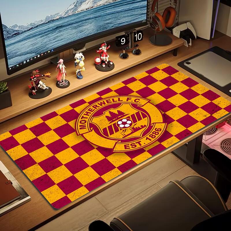 Motherwell FC Mouse Pad Large Gaming Table Cushion Non-slip Laptop Tablet Big Mousepad XXL Mat Mini PC Playmat With Lock edge_xia