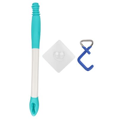 Toilet Tissue Wiping Aid Silicone Long Reach Comfort Limited Mobility Elderly Self Assist Wiper