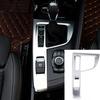 1 Stück Innenraum Dekoration Schaltknauf Box Abdeckung Verkleidung Panel Rahmen Passend für BMW X1 F48 2016 2017 Linkslenker