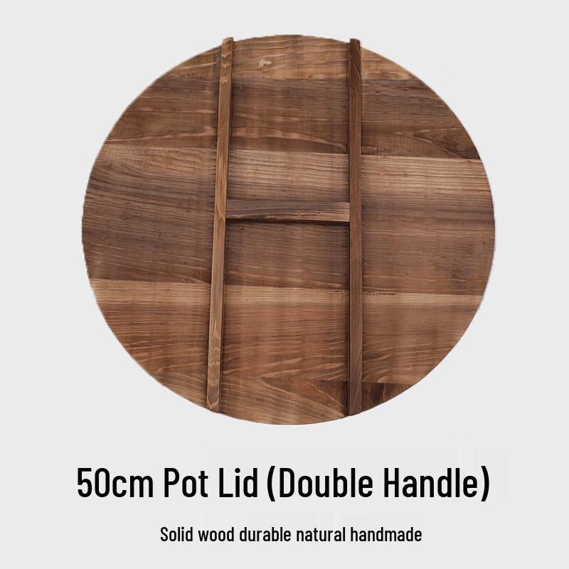 Traditional Solid Fir Wood Pot Lid