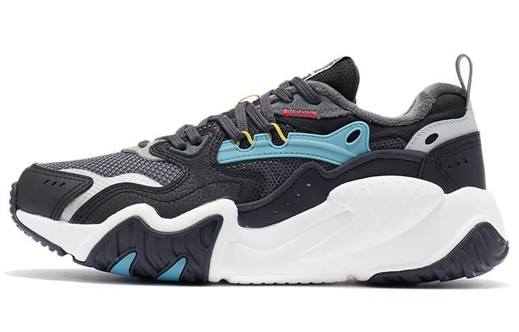 Li Ning Cat Paw Lite Амортизация Скользкие Устойчивые к истиранию Низкие Беговые кроссовки Мужские Черный Белый Синий AGCR229-1 42