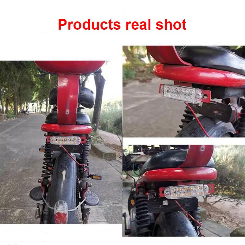 SEAMETAL 12smd LED Strobe Warning Light Strobe Grille Flashing Lightbar Car Truck Beacon Lamp Amber Yellow Traffic Lights 12V-80V