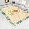 Modern Simple Chessboard Living Room Rugs Flower Girl Carpets Home Decoration Bedroom Carpet Large Area Carpets For Living Room