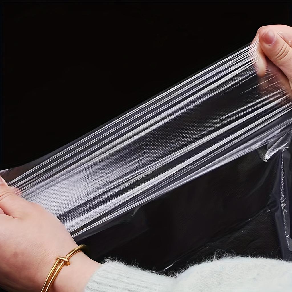 25/50/100pcs Adult Disposable Apron Multifuctional Transparent Clothing Anti Pollution Clothing Clean Cover Cape Cloth Apron