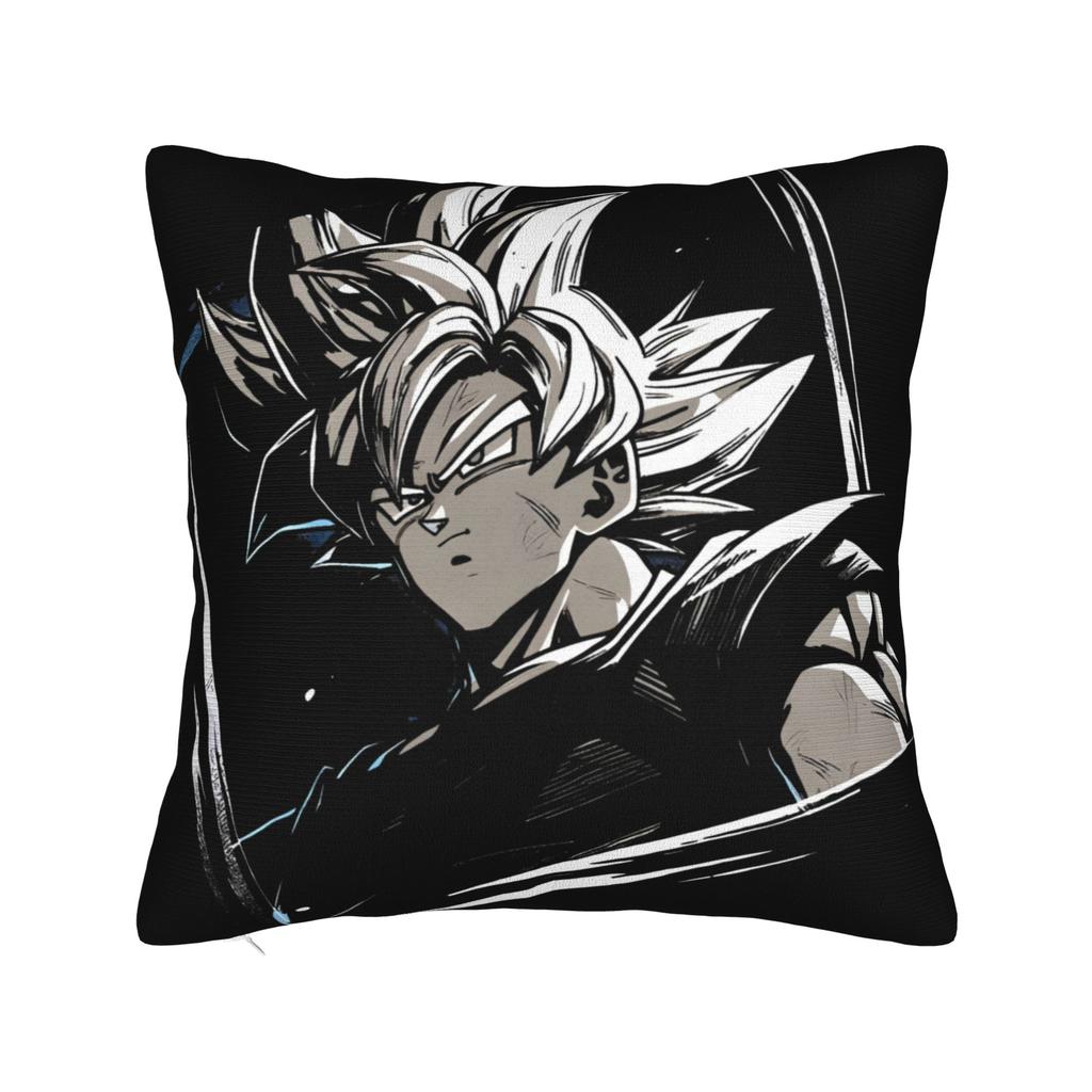 Dragons Balls Pillow Case Goku Son  Custom Pillow Cover For Sofa Couch Bed Living Room Funny Pillowcases