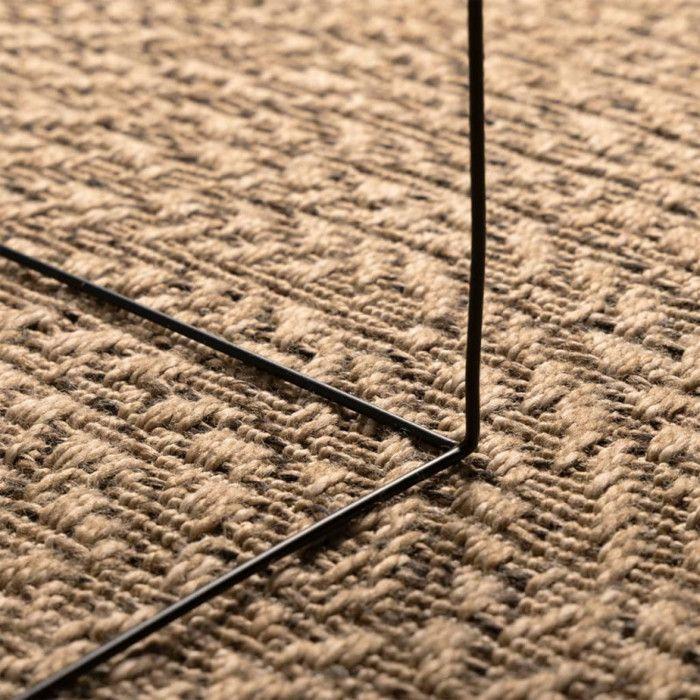 VidaXL Rug 160x230 Cm Jute Look Indoor and Outdoor, Outdoor Rug, Floor Rug, Indoor Rug 364841