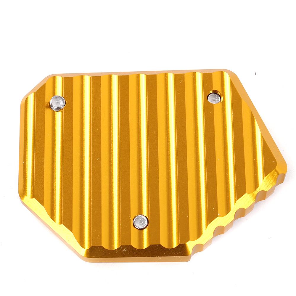 Professional Aluminum Motorcycle Kickstand Side Stand Extension Pad Plate Cover for CB400 NC700 CB250F