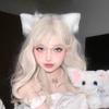 Furry Cat Ear Headband Hairpin - Christmas Three-dimensional Animal Ears Cute Hair Accessory Set