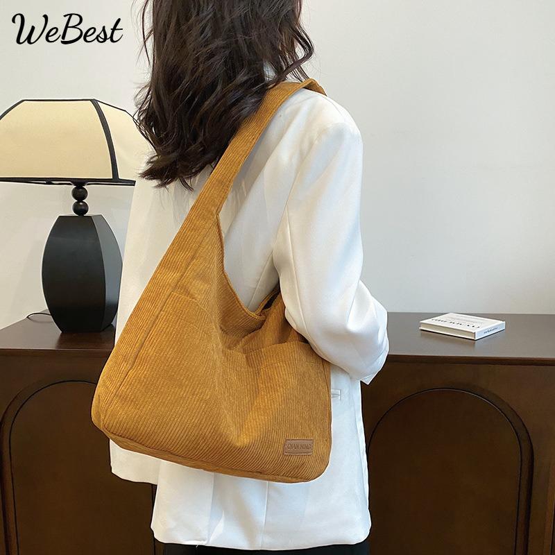 

Fashionable Large Capacity Tote Bag Women Spring New Trend Stylish Casual Shoulder Bag Underarm Purse рожевий