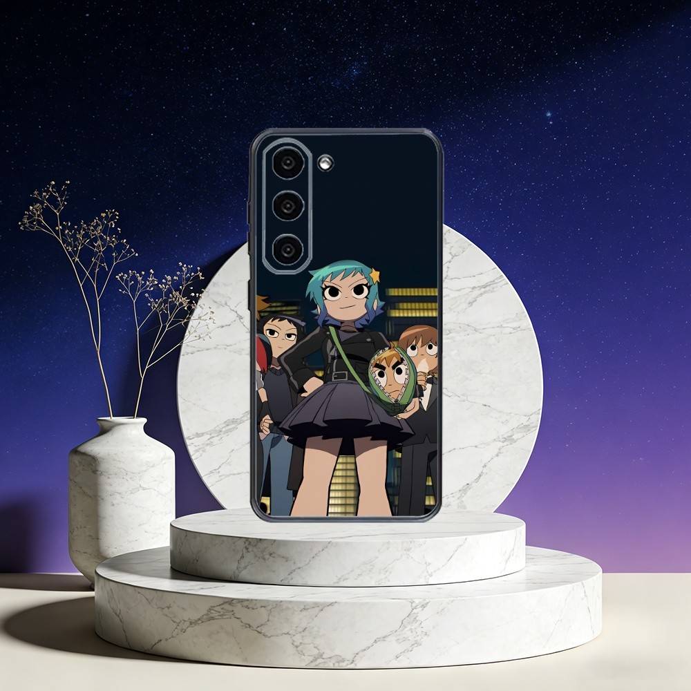 R-Ramona F-Flowers Phone Case For Samsung Galaxy A73,A72,A71,A70,A53,A52,A51,Others Soft Black Cover