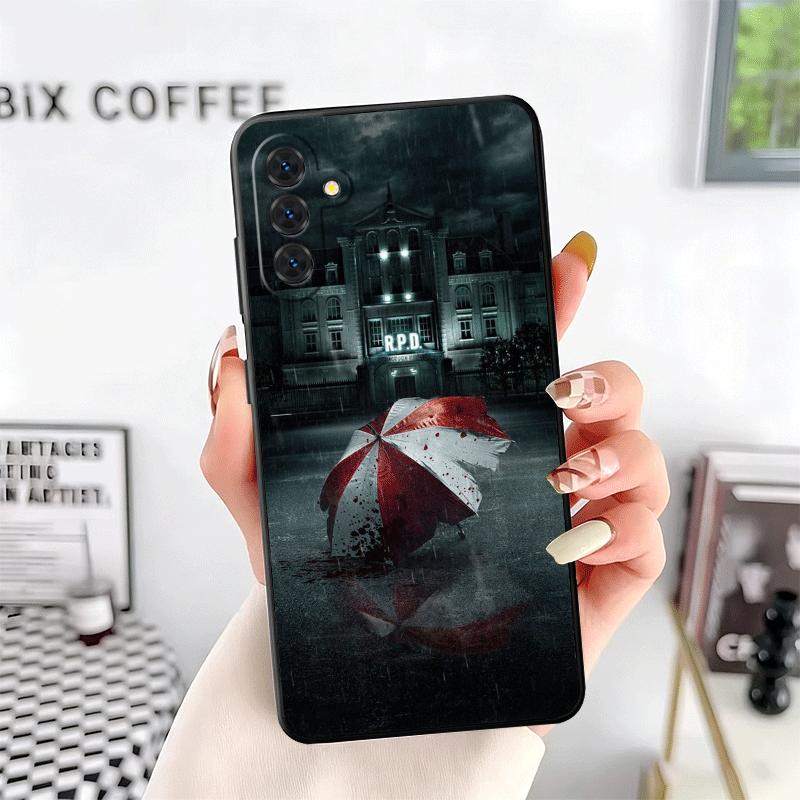R-Resident-Evil Game Soft Phone Case for Samsung A17 A37 A57 A16 A26 A36 A56 A15 A25 A35 A55 A14 A24 A34 A54 A13 A23 A33 A53 A52