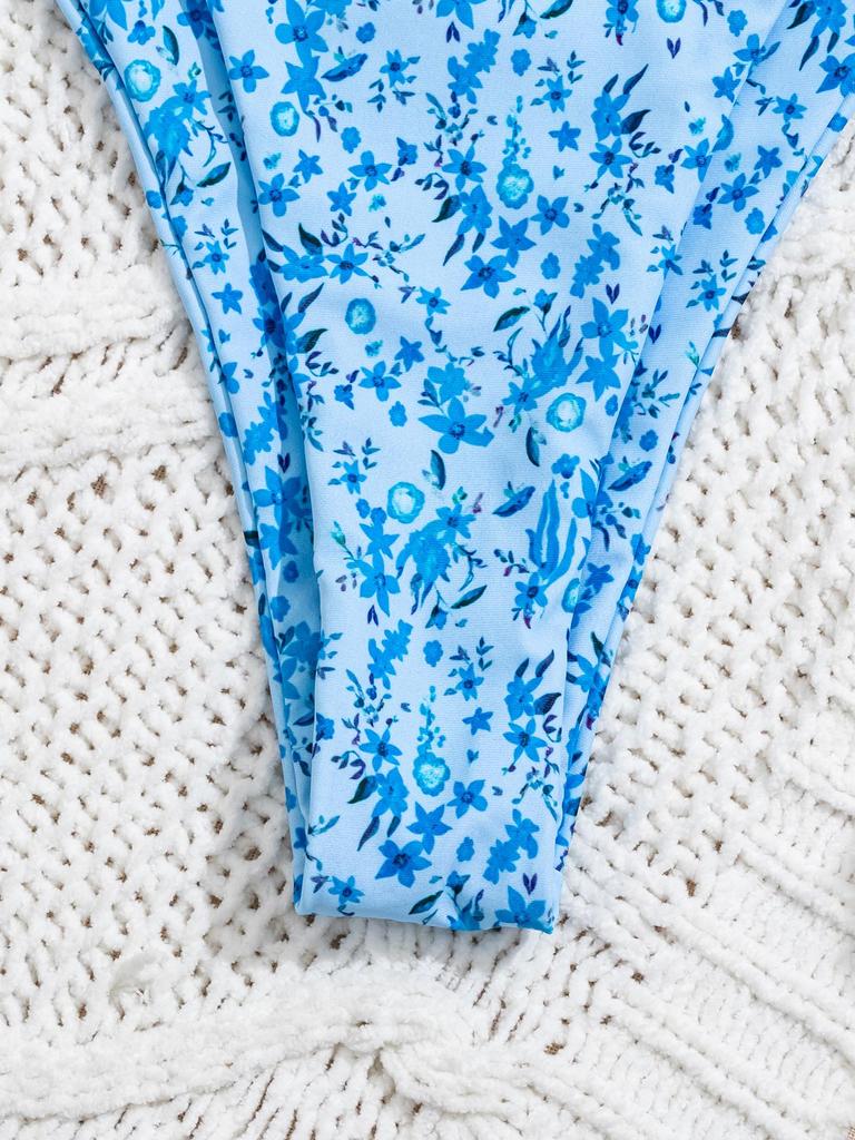 2025 Pearl Tie-Up Triangle Bikini - European & American Style