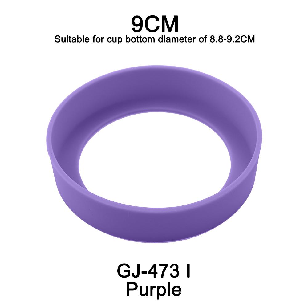 1Pc18.5G 9CM Soft Silicone Cup Bottom Protective Cover Stewing Beaker Holder Thermos Cup Base Case Wear Resistant Odorless Cup Holders 5