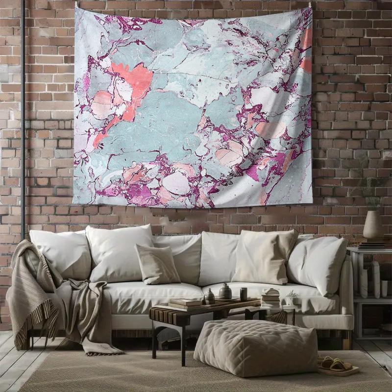 Boho Wall Tapestry Aesthetic Room Decor Nature Landscape Forest Tree Mountain Tapestry Dorm Room Decor Bedroom Wall Hanging Arti