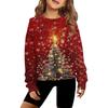 Girls' Hooded Tie-Dye Sweatshirt - Pullover Print Top