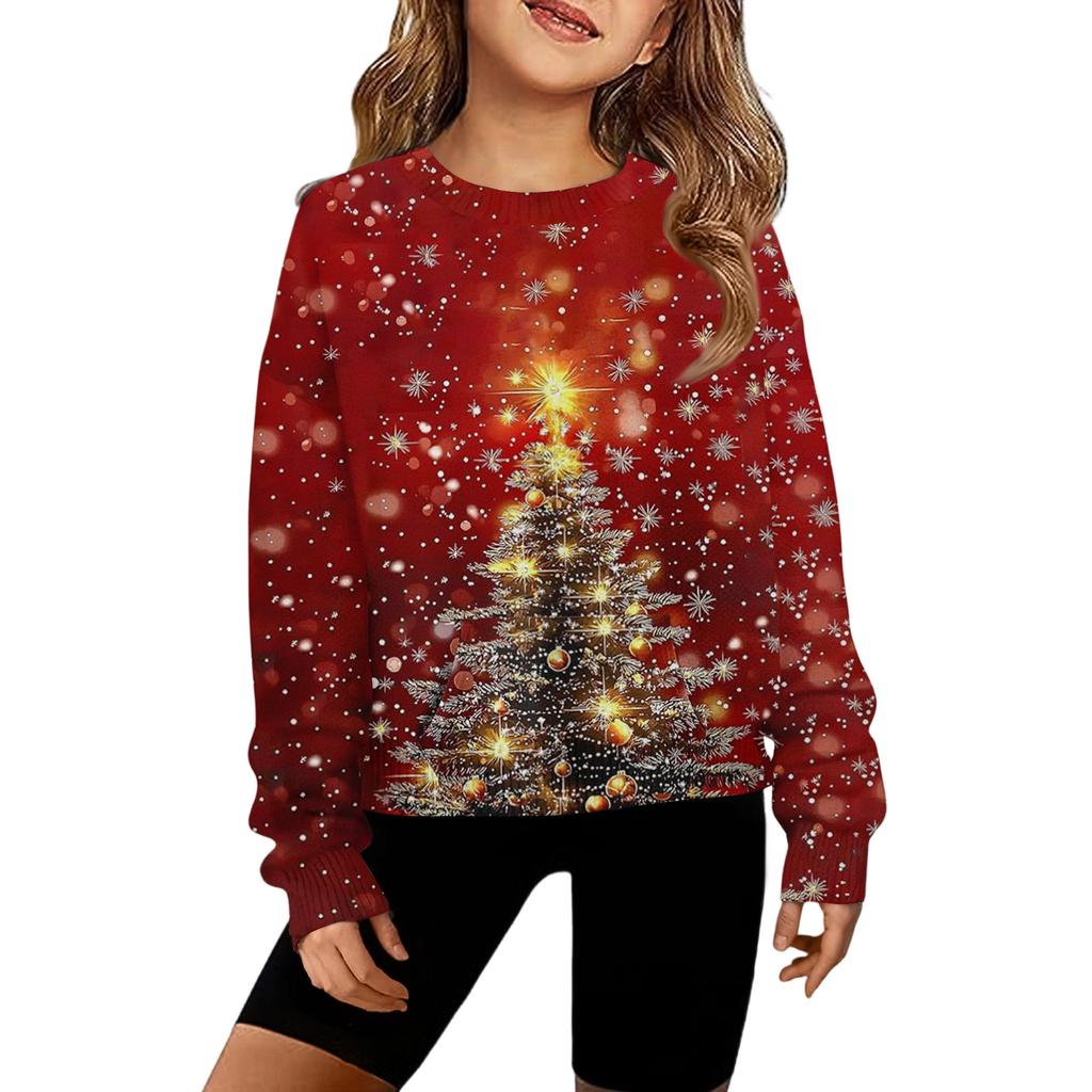 Girls' Hooded Tie-Dye Sweatshirt - Pullover Print Top
