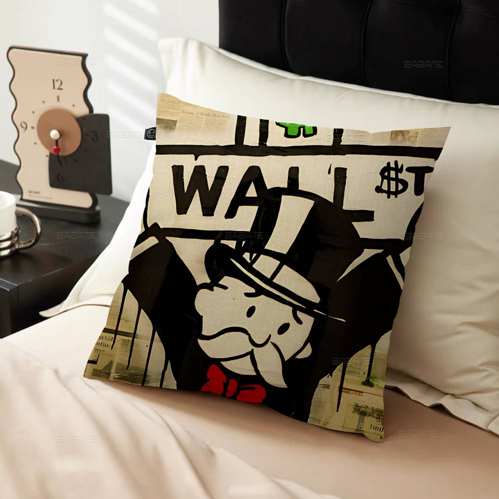 MMonopolyS MMillionaire Pillow Cover For Bedroom Room And Living Room Sofa Decorative Cushion Cover