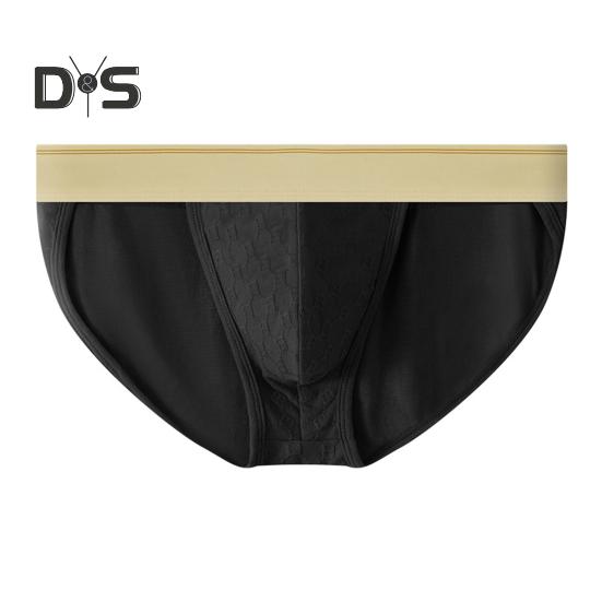 

Мужские трусы с низкой посадкой, широкий эластичный пояс, сексуальные трусики из жаккардовой ткани, высокая эластичность, U-выпуклое нижнее белье с 3D вырезами XL