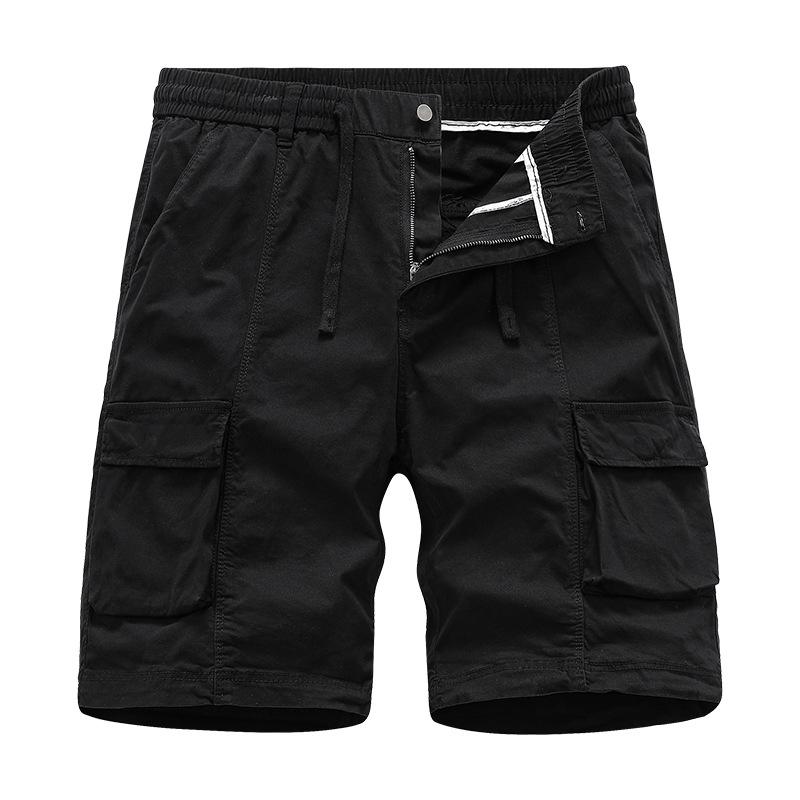 Cargo Shorts Men Summer Fashion Casual Straight Multi-Pockets Shorts Bermudas Sports Knee Length Pants