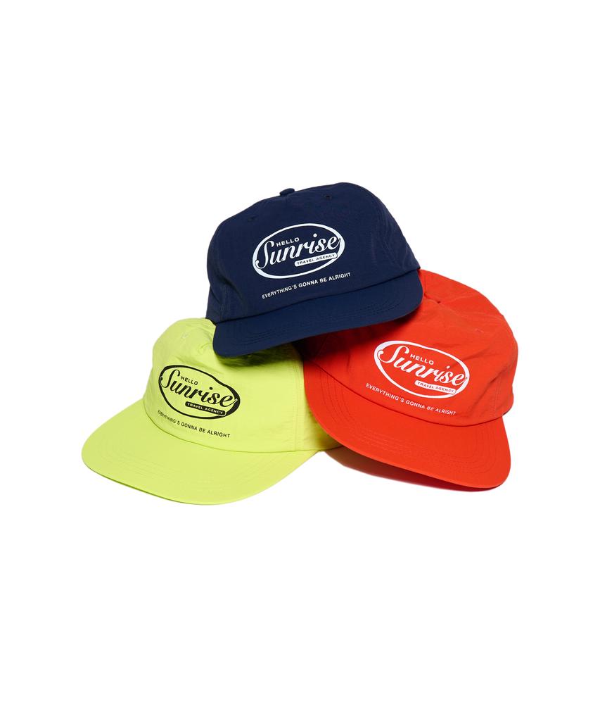 HELLO SUNRISE Hs Oval Logo 5Panel Cap_Navy