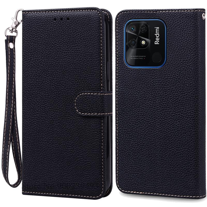 Pouzdro Redmi10C Pro Xiaomi Redmi 10C Pouzdro Měkké Kožené Peněženkové Odklápěcí Pouzdro Pro Redmi 10C Pouzdro 10 C Knižní Kryty na Telefon Coque Fundas
