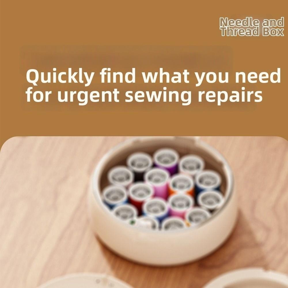 New Portable Needle and Thread Storage Box Convenient Large Capacity Handicraft Tools Dormitory Organizer for Mending Clothes