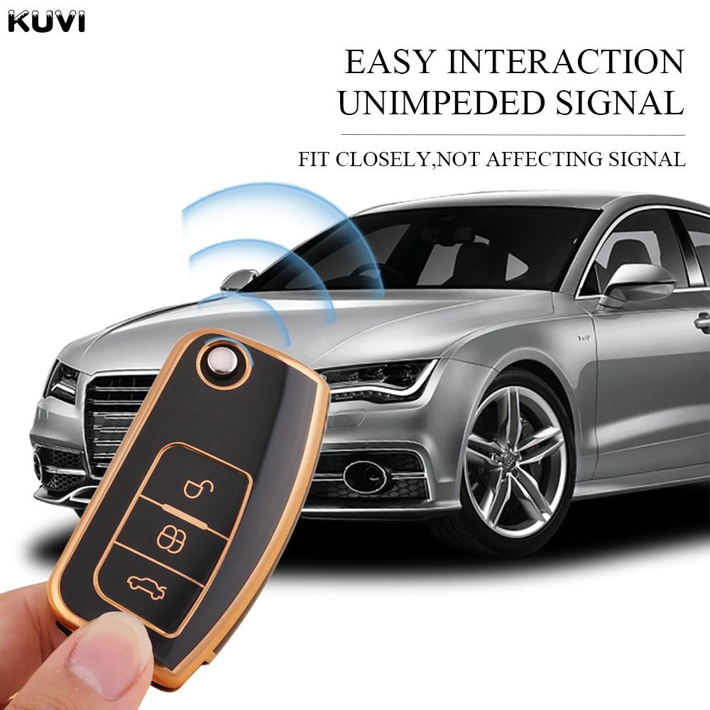 New 6D Plating Tpu Car Remote Key Cover Case For Ford Fiesta Focus 2 Ecosport Kuga Escape Falcon B-Max C-Max Eco Sport Galaxy