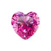 3mm D Color VVS1 Lab Grown Pink Heart Cut Premium Loose Gemstone