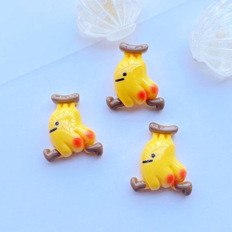 14Pcs New Cute Cartoon Fruit Series Flat Back Resin Art Supply Decoration Charm Craft Hair Bow Accessories J59