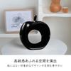 Apple-shaped Ceramic Object, 10 Colors Available, Modern Decor, Nordic Style, Art Accessory, Perfect for Gifts, Black