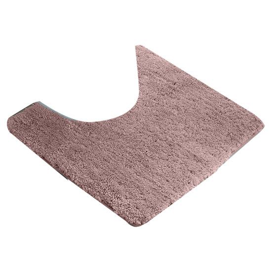 Absorbent Toilet Rug U Shaped Plush Floor Mat Machine Washable Non Slip Contour Bathroom Rug Dry Quickly for Toilet