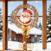 Christmas Glass Static Cling Window Door Sticker PVC Material Holiday Party Atmosphere Decoration Festive Art Design