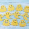 Halloween Cookie Cutters DIY 10Pcs/ Set Ghost Face Biscuit Fondant Embosser Stamp Cake Decorating Tool Baking Supplies