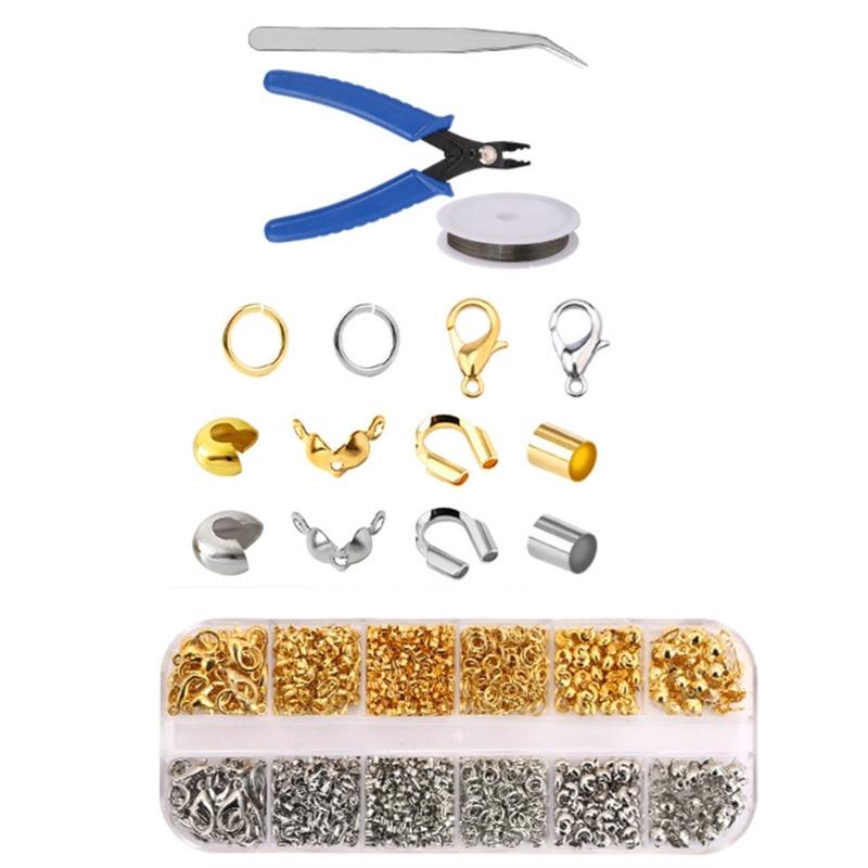 Double Size Metal Bead Positioning Kit Delicate Earring Making Supplies For Necklace Bracelet Earring Crafting
