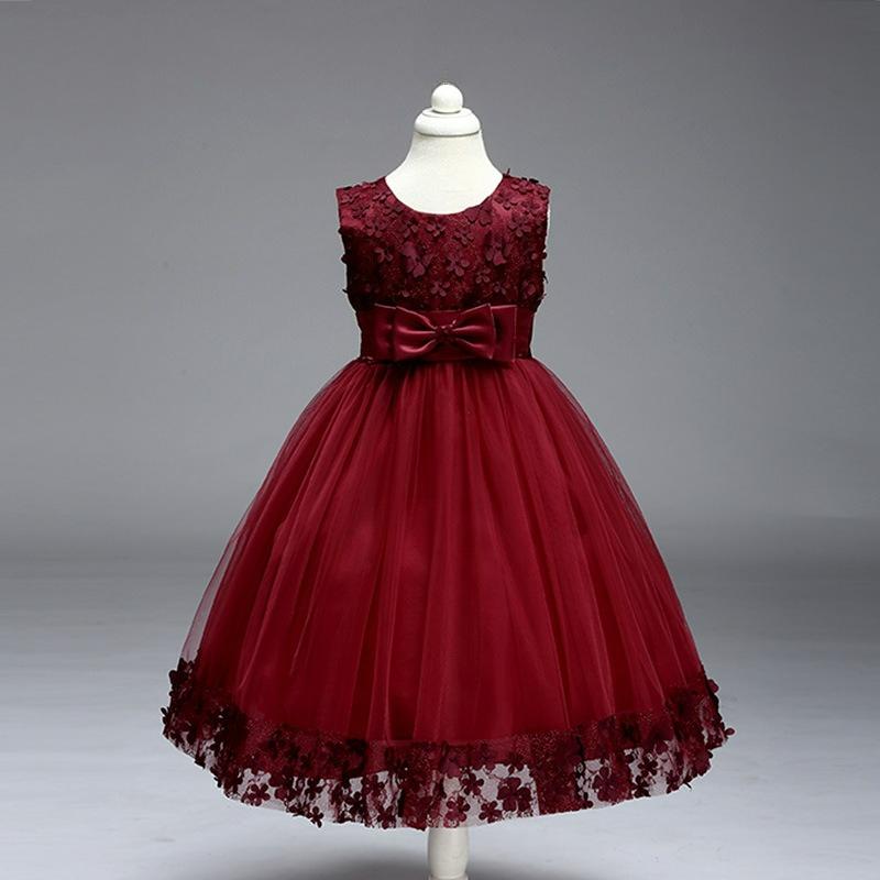 Barnklänning Bröllopsklänning Prinsessklänning Damföreställning Spetsklänning Flickklänning Klänning
