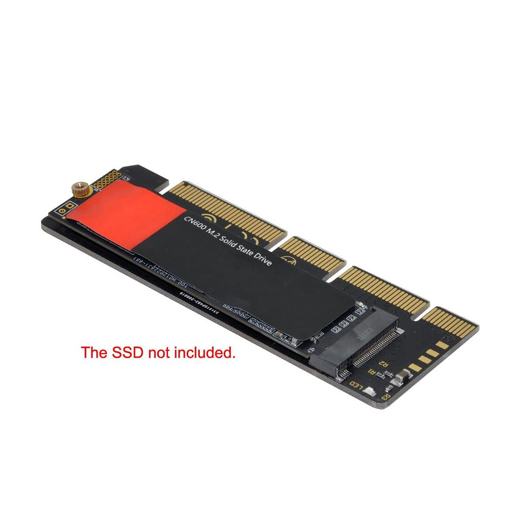 CableCC NGFF NVMe SSD to Express 16X X4 Adapter not M-KEY M.2 PCI-E 3.0 (Bracket included)