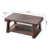 Floor Table Lap Tatami Folding for Living Room Balcony Home 50cmx30cmx20cm