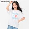 BARRY BANNY Girls' Loose Short-Sleeve Breathable T-Shirt