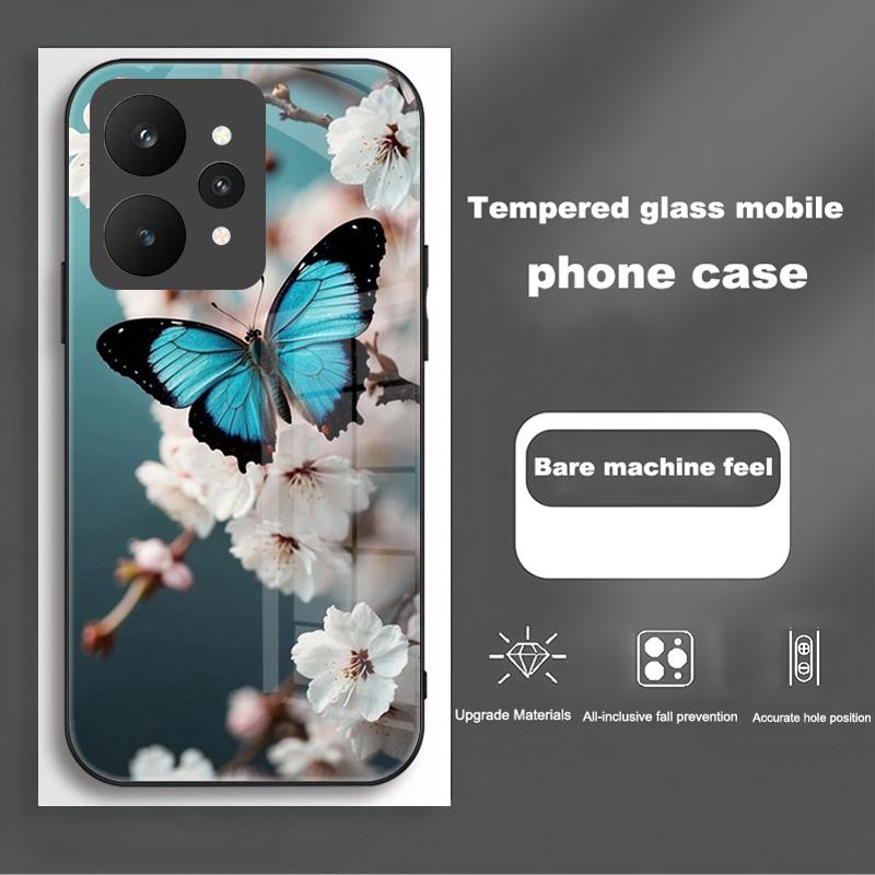 

Luxury Tempered Glass Case For Realme 15 Pro 15T 5G Realme 14T 14 Pro Plus Protective Cover Back Shell Coque Capa Fundas Bumper realme 14 Pro+