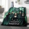 Personalisierbarer Name Persönlichkeit Die Twilight Saga Decke Weich & Warm Sofa Büro Bett Reise Mittagspause Decke, Geschenk Geeignet Alle Jahreszeiten