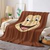 Curious George-s Flannel Blanket Warm Soft Halloween Christmas Couch Warm Cozy Decorative Decor Gift for All Season
